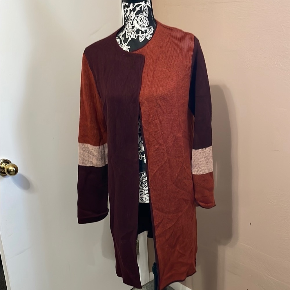 Hannah Two-Tone Knit Sweater